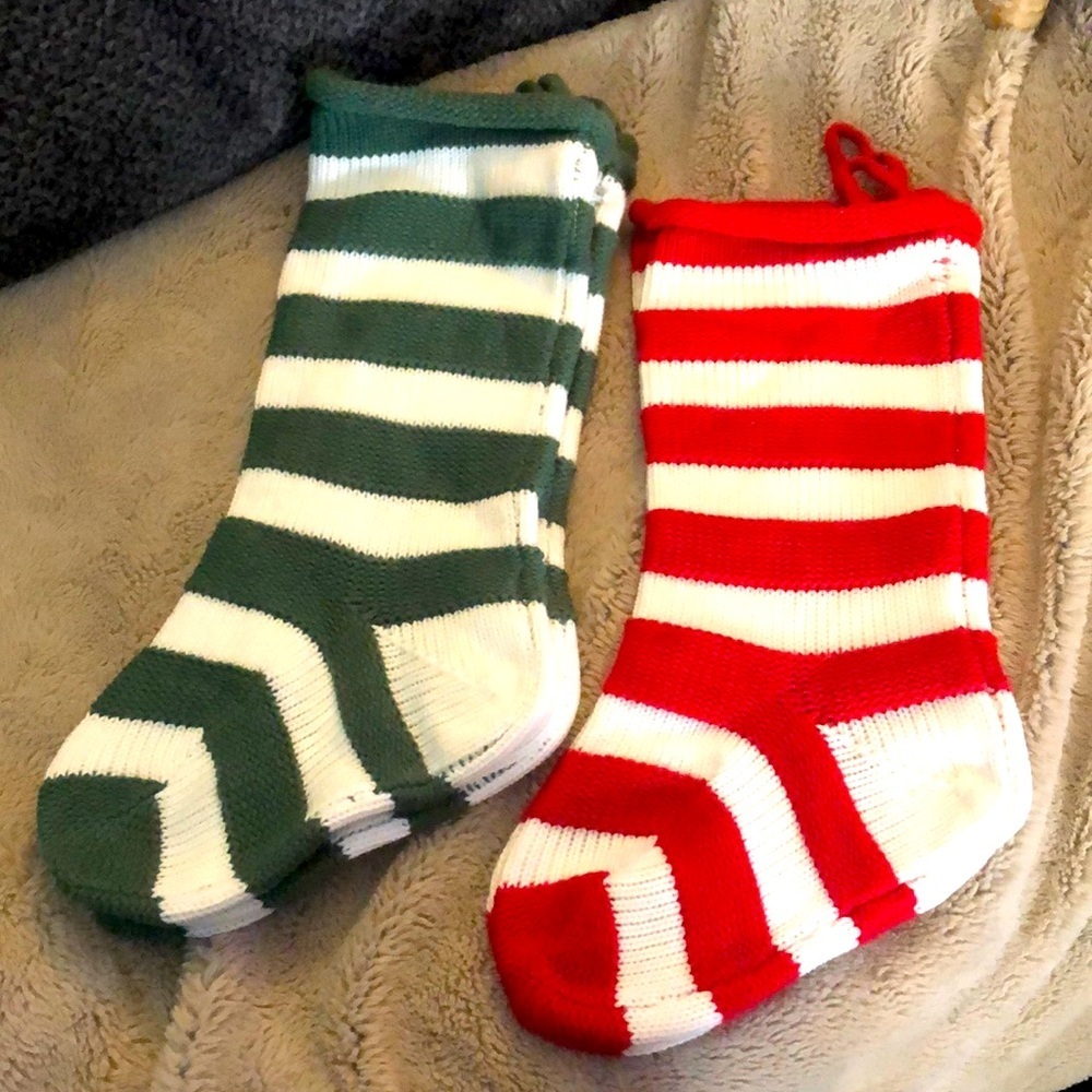 Set of 5 crochet stockings
